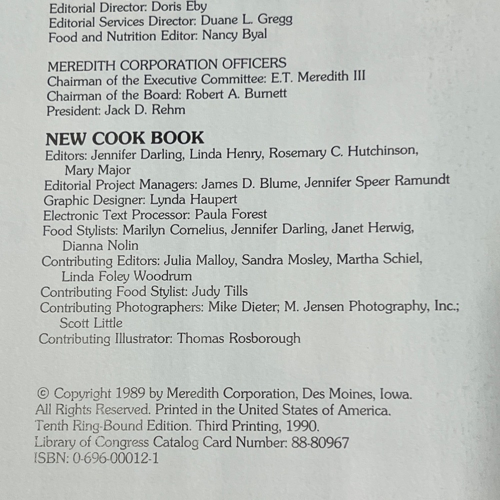 Better Homes And Garden New Cookbook 1989 5 Ring Bound Edition Recipes Charts - Picture 3 of 8